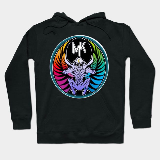 Scarab Winged Moon Knight Hoodie by Biomek